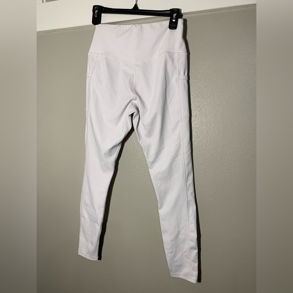 Don't Ache for a Better Body - White Leggings - Picture 3 of 3